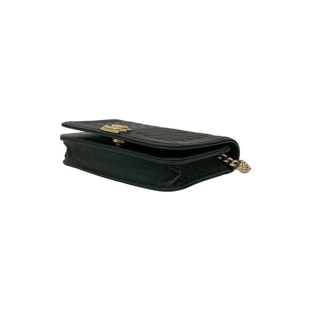 Chanel Boy Wallet On Chain Chevron #251708C28B - Picture 8 of 9